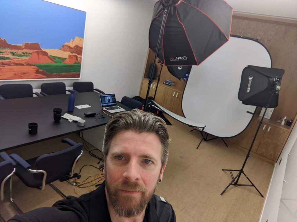 Headshot Setup for SmartCo