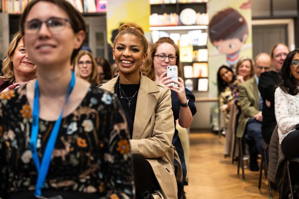 Crowd reaction at the SLA Annual Awards 2025 evening by event photographer Adam Hollingworth